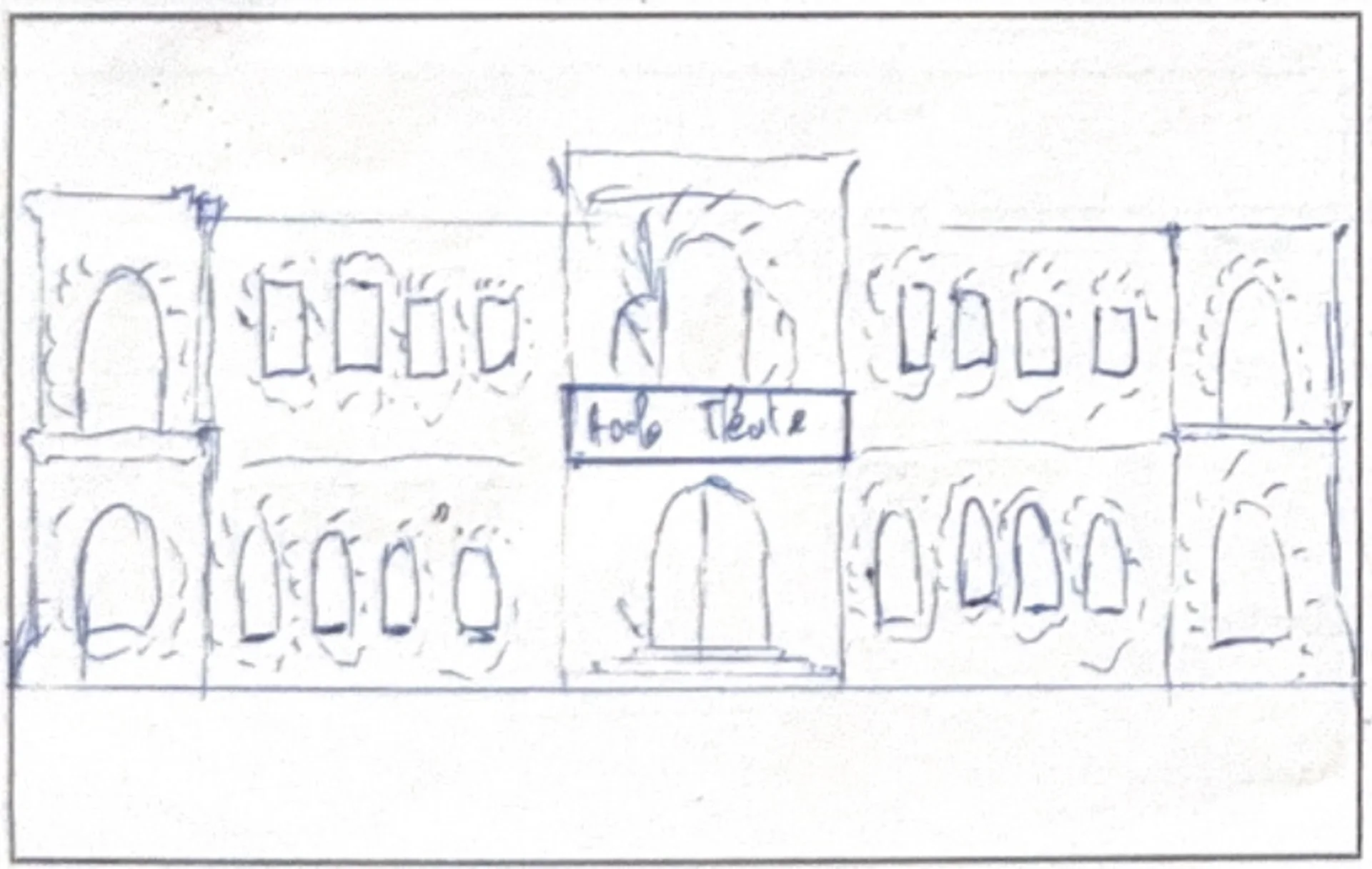 Storyboard — plan dessiné