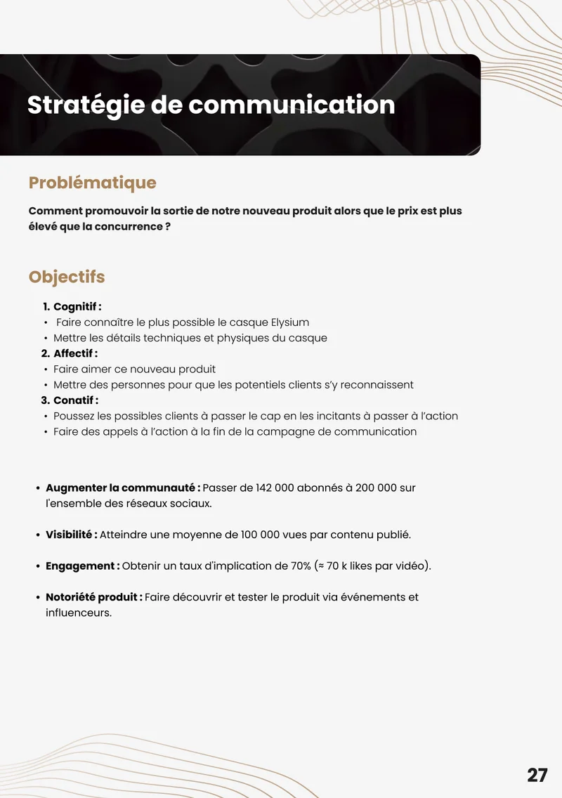 Stratégie de communication